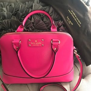 Kate Spade Wellesley Rachelle leather satchel